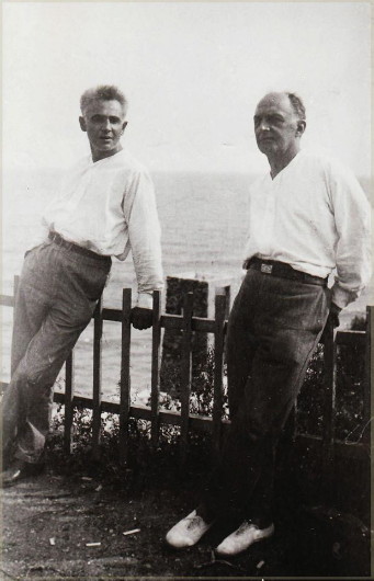 Image - Les Kurbas and Vadym Meller (Odesa, 1927).